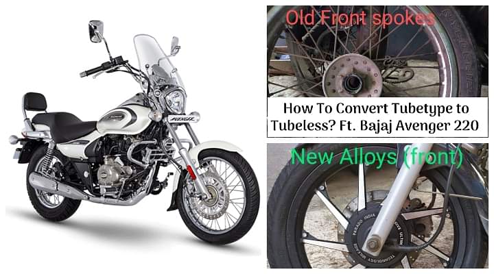 How To Convert Tubetype to Tubeless? Ft. Bajaj Avenger 220