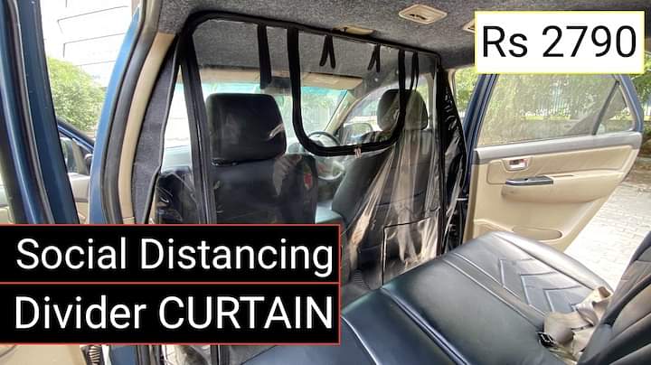 Car Social Distancing Divider Curtain By Bimbra 4x4 Car Social Distancing Divider Curtain By Bimbra 4x4