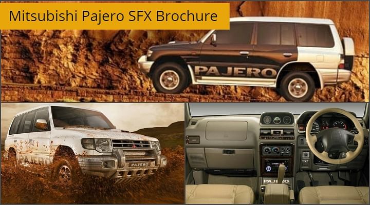 Mitsubishi Pajero SFX Brochure: A Legendary Old School SUV Of Its Time