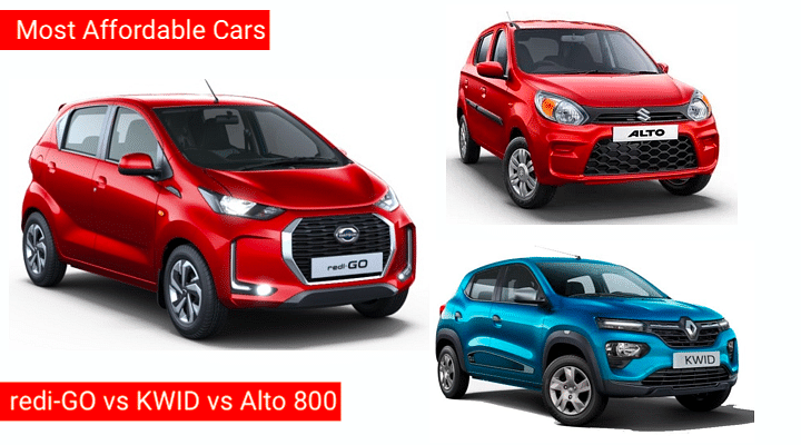 2020 redi-Go Vs Kwid Vs Alto 800 - Price and Spec Comparison