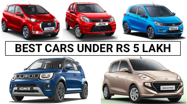 Best Cars Under Rs 5 Lakh In India