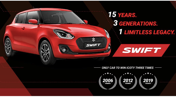 Maruti Swift Completes 15 Years In India