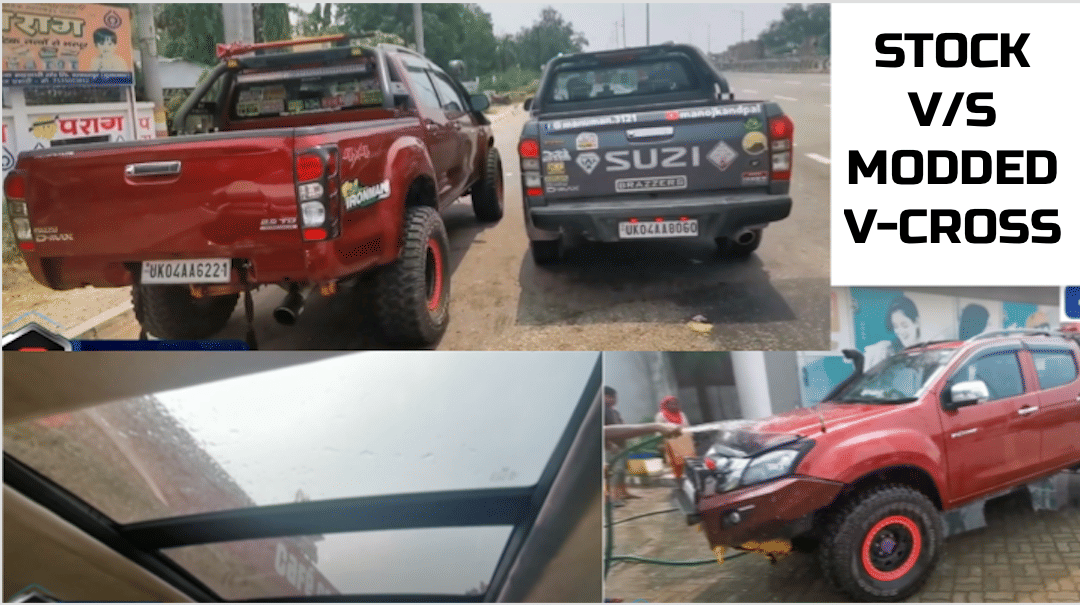 Stock vs Modified Isuzu D-Max V-Cross Together In A Video: Pick One Stock vs Modified Isuzu D-Max V-Cross Together In A Video: Pick One