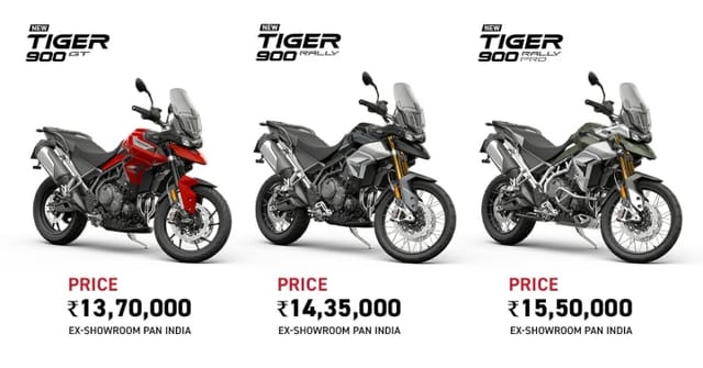 2020 Triumph Tiger 900 colour variants