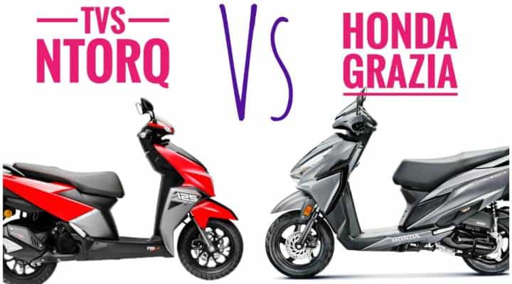 2020 Honda Grazia BS6 Vs TVS NTORQ 125 - Which One Is Better? 2020 Honda Grazia BS6 Vs TVS NTORQ 125 - Which One Is Better?
