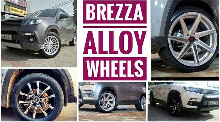 Maruti Brezza Alloy Wheels - Top 5 Best Looking Alloy Wheels