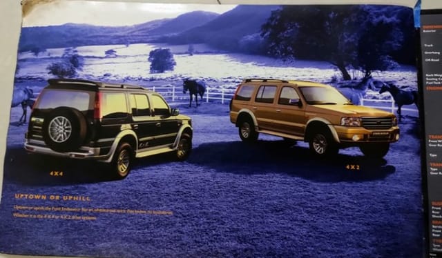 Original Ford Endeavour  colour