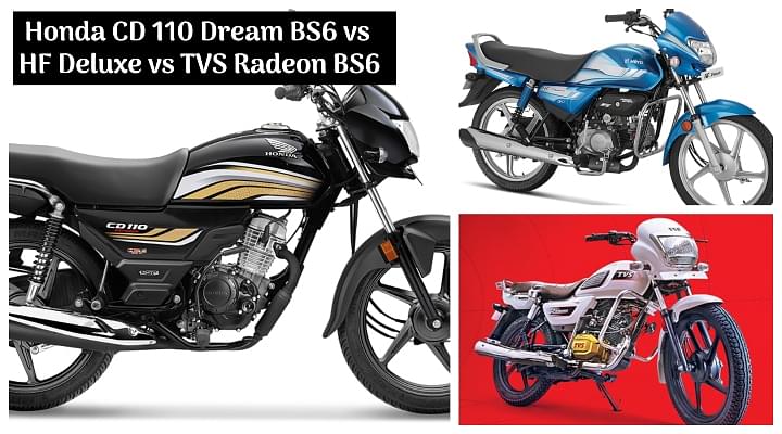 2020 Honda CD 110 Dream BS6 vs Hero HF Deluxe vs TVS Radeon - Which is the Best Commuter?