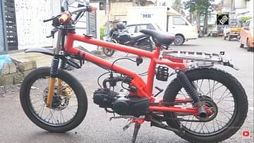 class 9 student made motorcycle