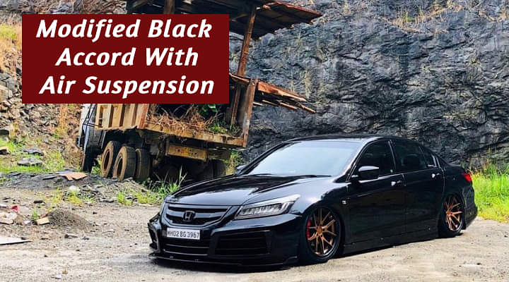 Modified Honda Accord: This Black Beauty Gets Digital Air Suspension