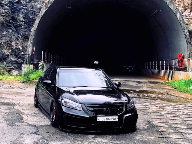 Modified Honda Accord Black