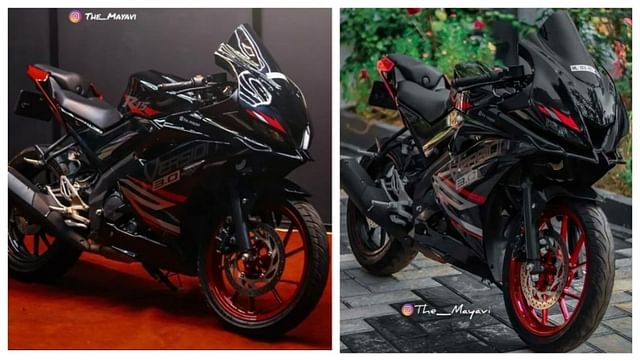 modified yamaha R15 V3 kerala
