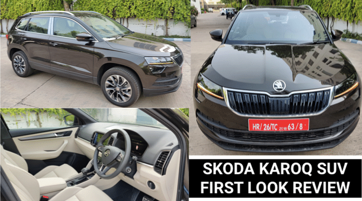 Skoda Karoq First Look Review; It Looks Brawny in Black!