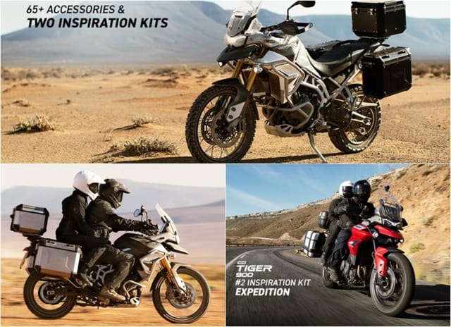 2020 Triumph Tiger 900 accessories price in india