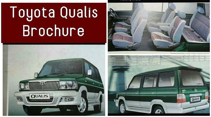 Toyota Qualis Brochure Walking Down The Memory Lane