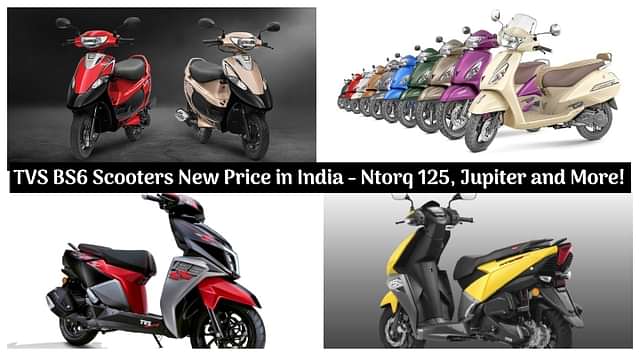 TVS BS6 Scooters: New Price List For Ntorq 125, Jupiter and More!