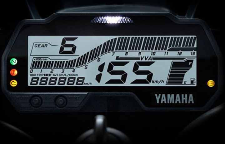 yamaha r15 digital meter indicators