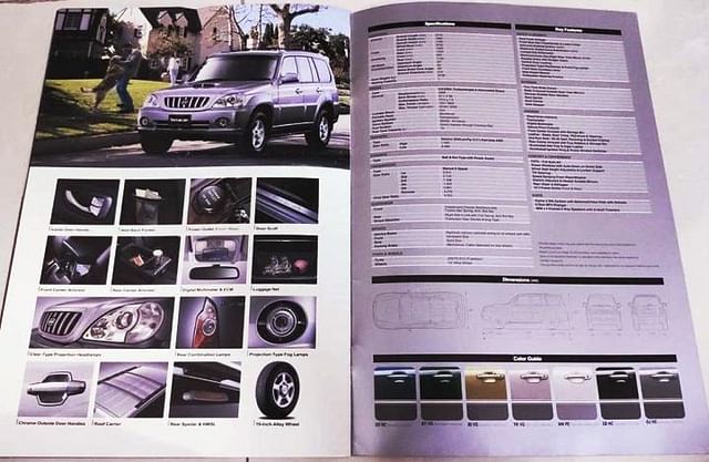 terracan specifications 