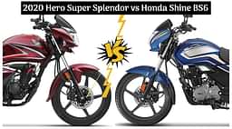 2020 Hero Super Splendor vs Honda Shine BS6 - Which One Should You Buy?