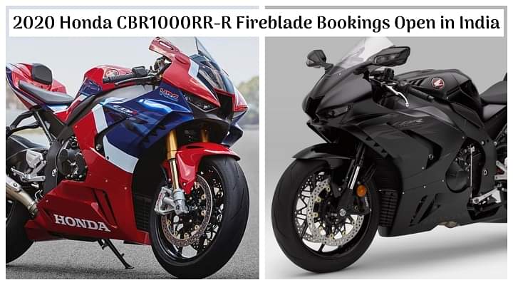 2020 Honda CBR1000RR-R Fireblade and Fireblade SP Bookings Open in India; Launch Soon!