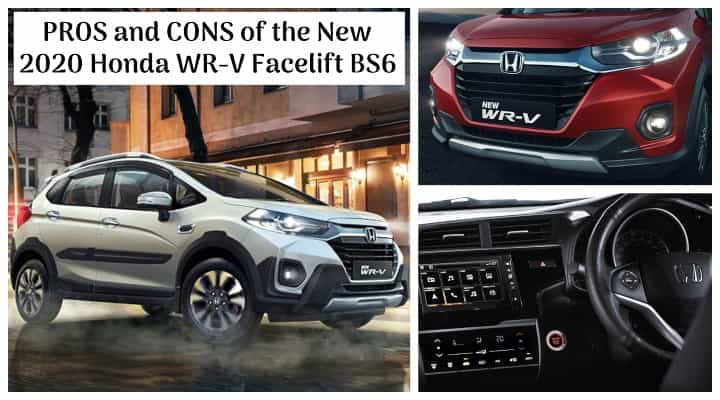 Pros and Cons Of The New 2020 Honda WR-V Facelift BS6 - All Details Pros and Cons Of The New 2020 Honda WR-V Facelift BS6 - All Details
