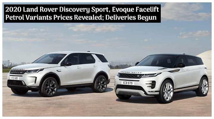 2020 Land Rover Discovery Sport BS6, Evoque BS6 Facelift Petrol Variants Prices Revealed 2020 Land Rover Discovery Sport BS6, Evoque BS6 Facelift Petrol Variants Prices Revealed