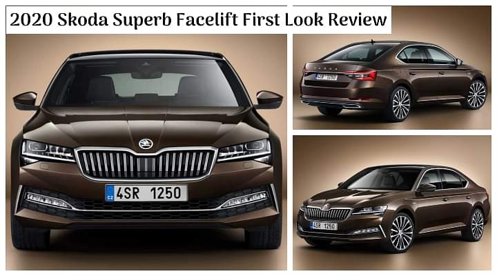 2020 Skoda Superb Facelift First Look Review - The Flagship Czech Saloon!