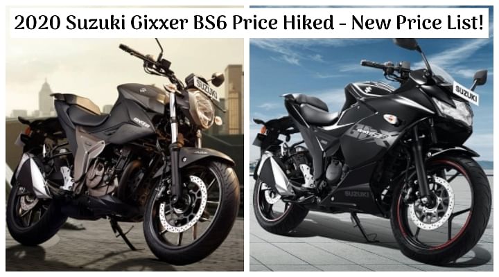 gixxer bs6 2020