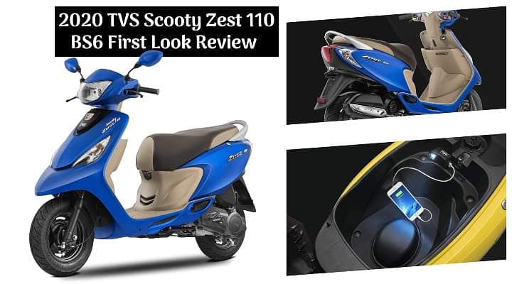 2020 TVS Scooty Zest 110 BS6 First Look Review - Practical and Affordable 110cc Scooter