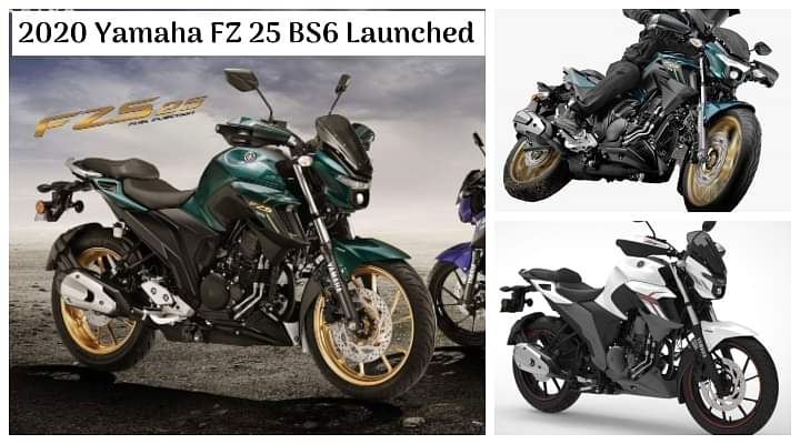 2020 Yamaha FZ 25 BS6 Price is Rs 1.52 Lakhs; Price Comparison with Rivals
