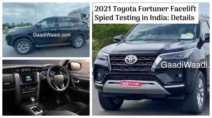 2021 Toyota Fortuner Facelift Spied Testing in India for the First Time - All Details 2021 Toyota Fortuner Facelift Spied Testing in India for the First Time - All Details