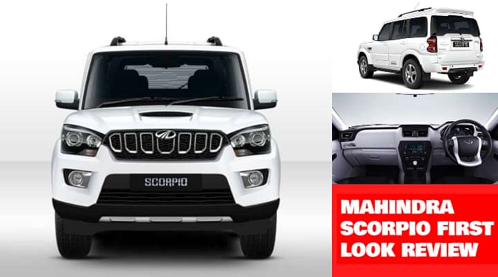 Mahindra Scorpio First Look Review - Old School SUV Still Going Strong