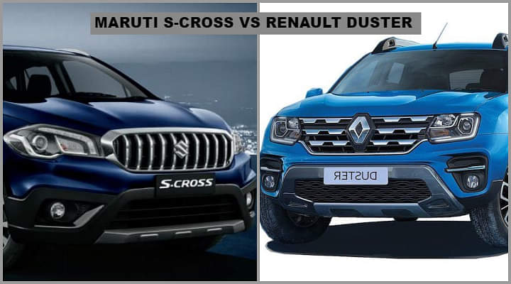 Maruti S-Cross Petrol Vs Renault Duster - Spec Comparison
