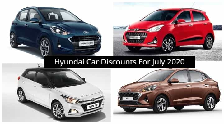 Hyundai July 2020 Discount Offers Range From Rs 20,000 To Rs 60,0000 Hyundai July 2020 Discount Offers Range From Rs 20,000 To Rs 60,0000