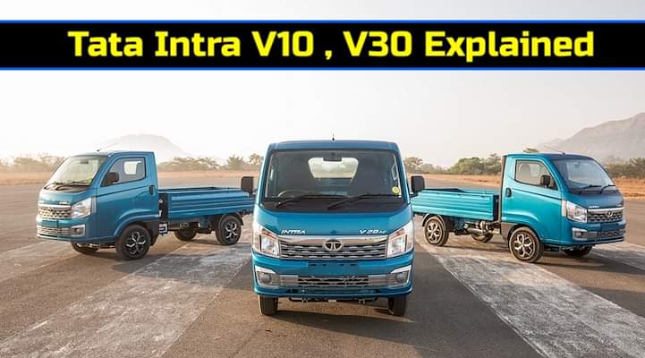 Tata Intra V10 Vs Intra V30 - Spec Comparison