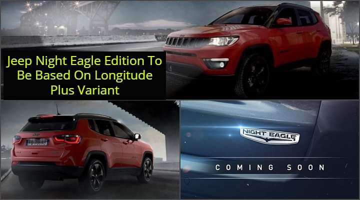 Jeep Compass Night Eagle Edition To Rival Tata Harrier Dark Edition?