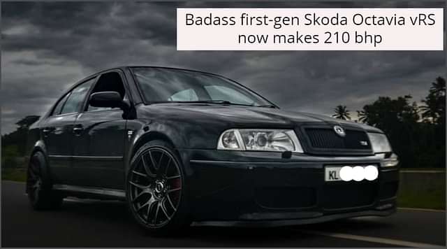 This Skoda Octavia vRS With 5-speed Manual Gearbox Makes 210 bhp