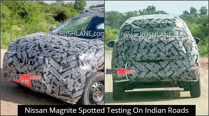 Hyundai Venue Rival Nissan Magnite Spotted Testing - Global Unveil Soon