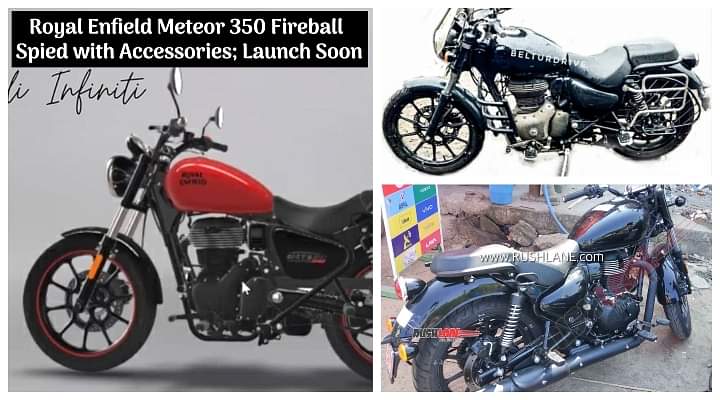 Royal Enfield Meteor 350 Fireball Spied with Accessories; Launch Soon!