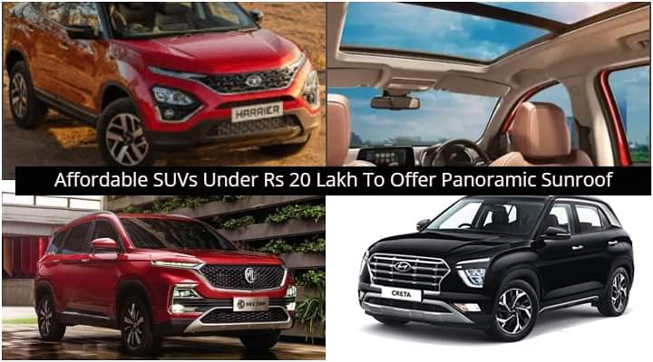 Tata Harrier To Hyundai Creta - Affordable SUVs With Panoramic Sunroof