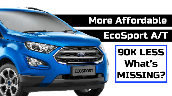 Ford EcoSport Petrol Automatic Becomes Rs 90,000 Cheaper