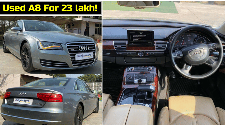 Used Flagship Audi A8L Priced At Rs 23 Lakh - Cheaper Than A New Harrier / Civic Used Flagship Audi A8L Priced At Rs 23 Lakh - Cheaper Than A New Harrier / Civic
