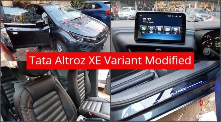Tata Altroz Base Variant XE Modified - Dampening, Touchscreen And More! Tata Altroz Base Variant XE Modified - Dampening, Touchscreen And More!