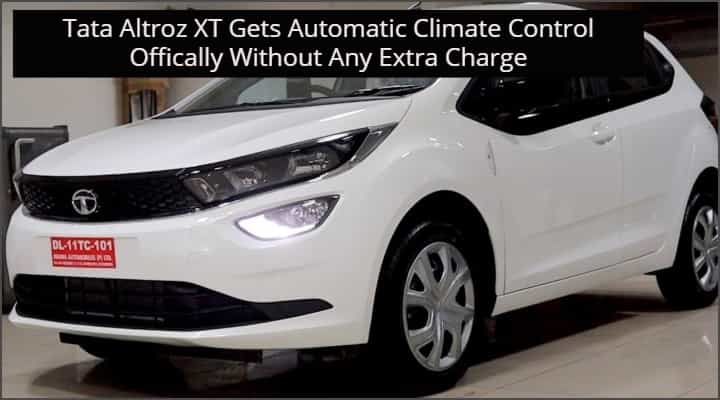 Tata Altroz XT Variant Gets Automatic Climate Control At No Extra Charge Tata Altroz XT Variant Gets Automatic Climate Control At No Extra Charge