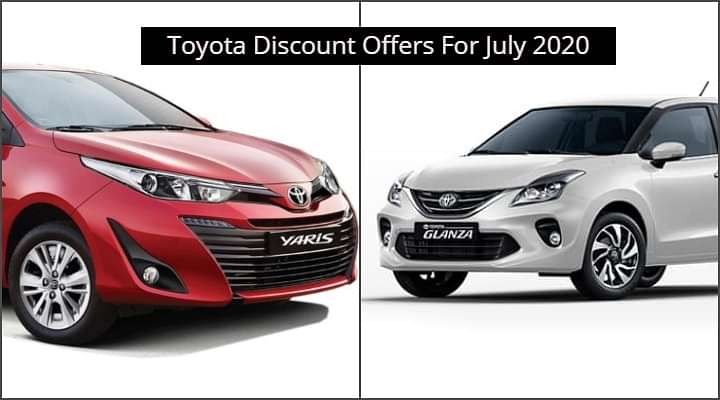 Toyota Offers Up To Rs 60,000 Discount On Some Models For July 2020