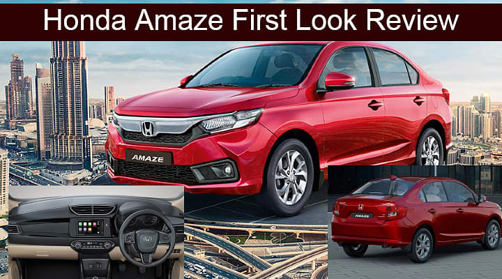 Honda Amaze First Look Review - Most Practical Compact Sedan?