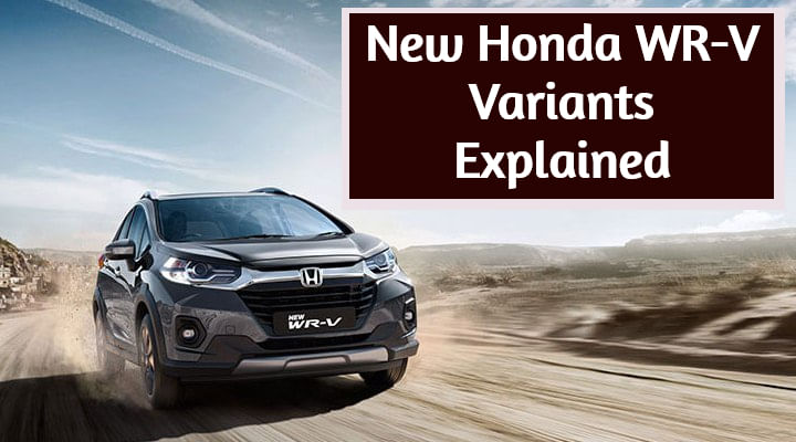 2020 Honda WR-V Facelift BS6 Variants Explained
