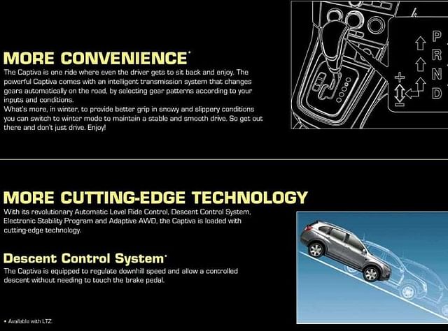 Chevrolet Captiva Brochure