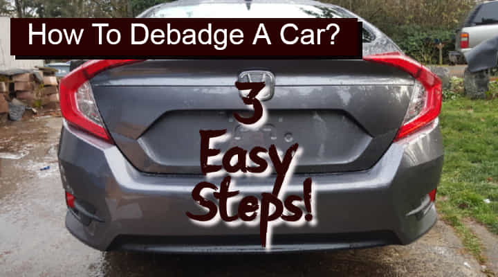 How To Debadge A Car Like A PRO In Just Three Simple Steps! How To Debadge A Car Like A PRO In Just Three Simple Steps!