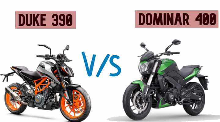 Bajaj Dominar 400 Vs Duke 390 - Spec Comparison Bajaj Dominar 400 Vs Duke 390 - Spec Comparison